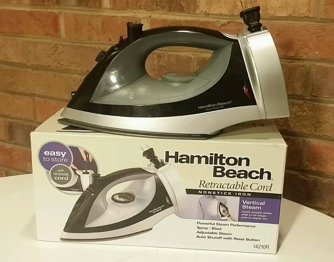 Detail R M Variety Hamilton Beach 14210r Non Stick Clothes Iron